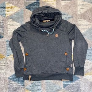 Naketano cowl neck hoodie